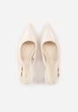 Pantofi stiletto Bej
