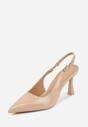 Pantofi stiletto Bej închis