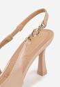 Pantofi stiletto Bej închis