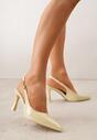 Pantofi stiletto Galbeni