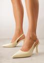 Pantofi stiletto Galbeni