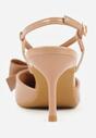Pantofi stiletto Bej închis