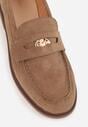 Mocasini Bej închis