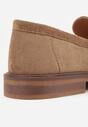 Mocasini Bej închis