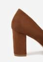 Pantofi cu toc Maro
