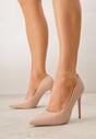Pantofi stiletto Bej