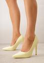 Pantofi stiletto Galbeni