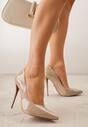 Pantofi stiletto Bej închis