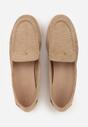 Mocasini Bej închis