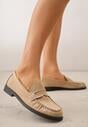 Mocasini Bej închis