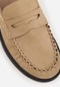 Mocasini Bej închis