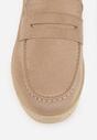 Mocasini Bej închis