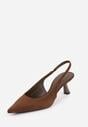 Pantofi cu toc Maro