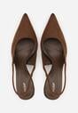 Pantofi cu toc Maro