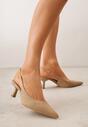Pantofi cu toc Bej închis