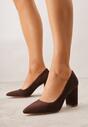Pantofi cu toc Maro