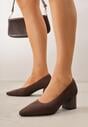 Pantofi cu toc Maro
