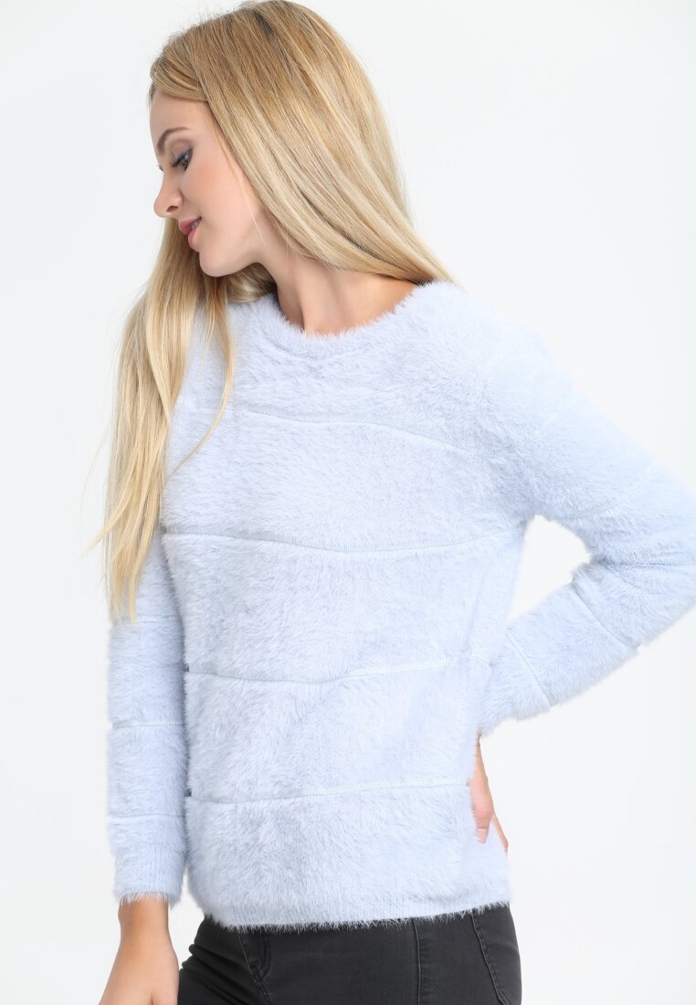 Niebieski Sweter Fleece