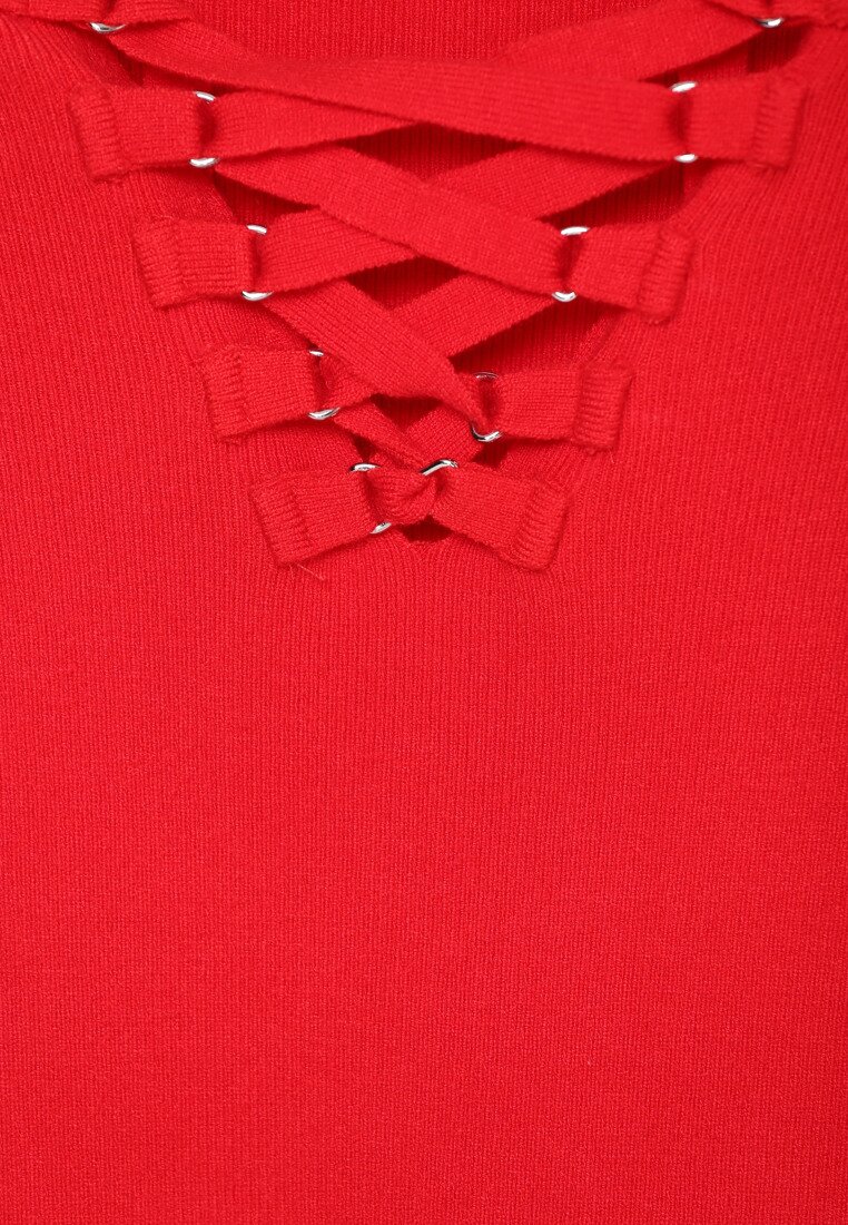 Czerwony Sweterek Lacer
