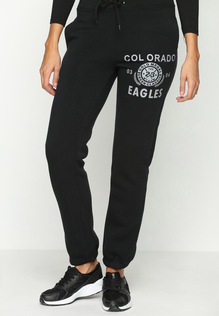 Czarne Spodnie Dresowe Colorado Eagles