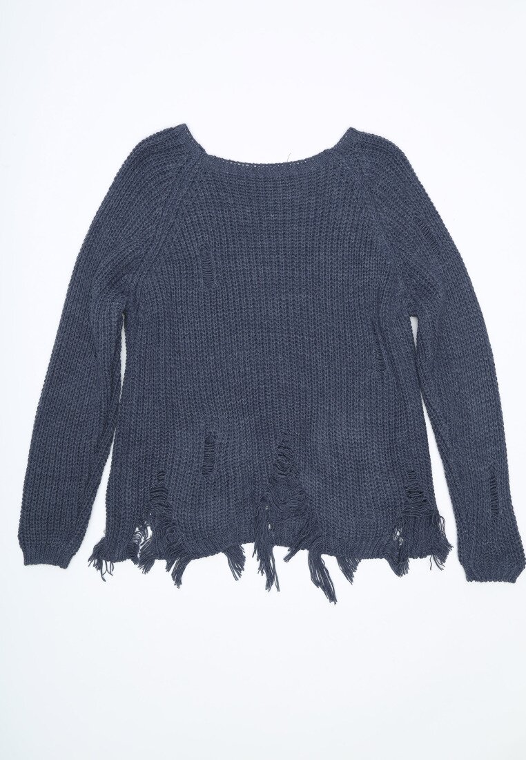 Granatowy Sweter Reduced