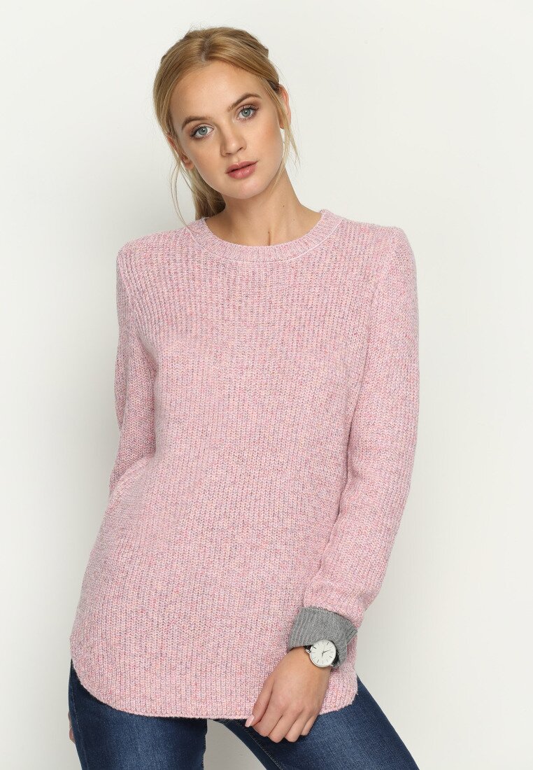 Różowy Sweter Informality