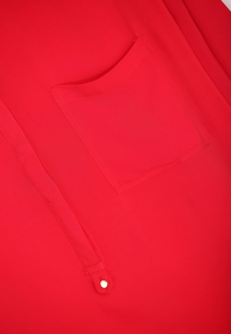 Czerwona Bluzka Elegante