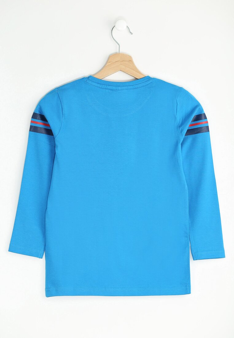 Niebieska Koszulka Brand