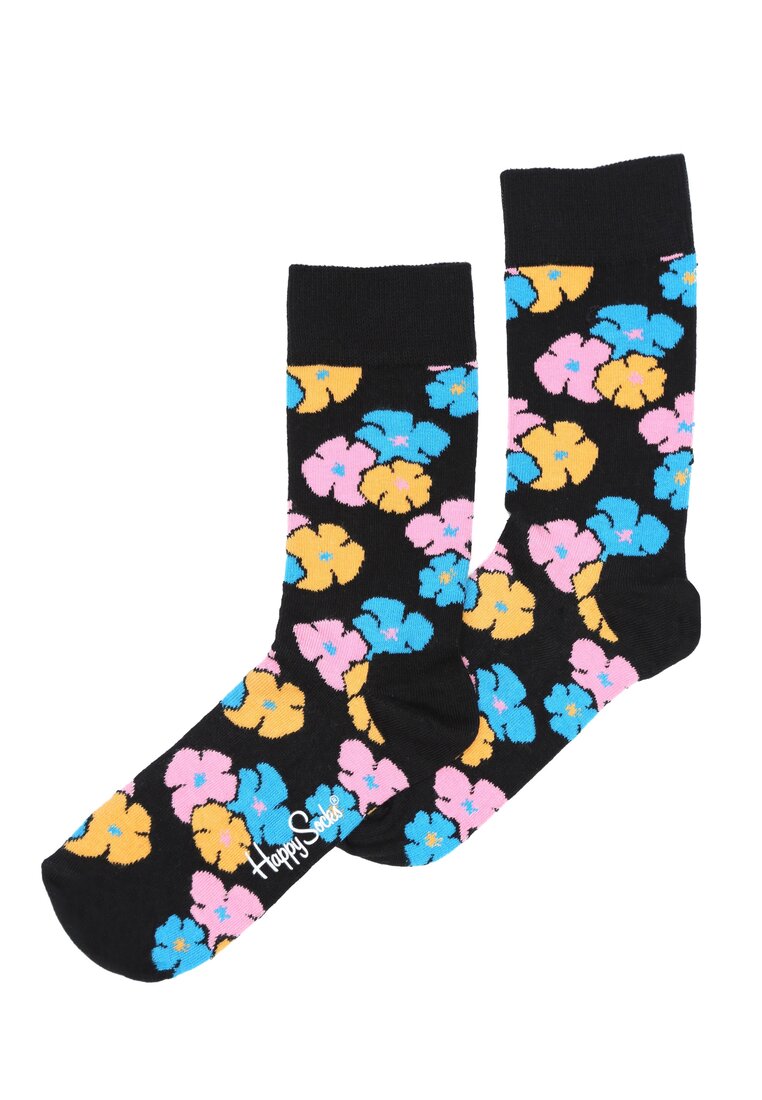 Czarne Skarpetki Kimono Happy Socks