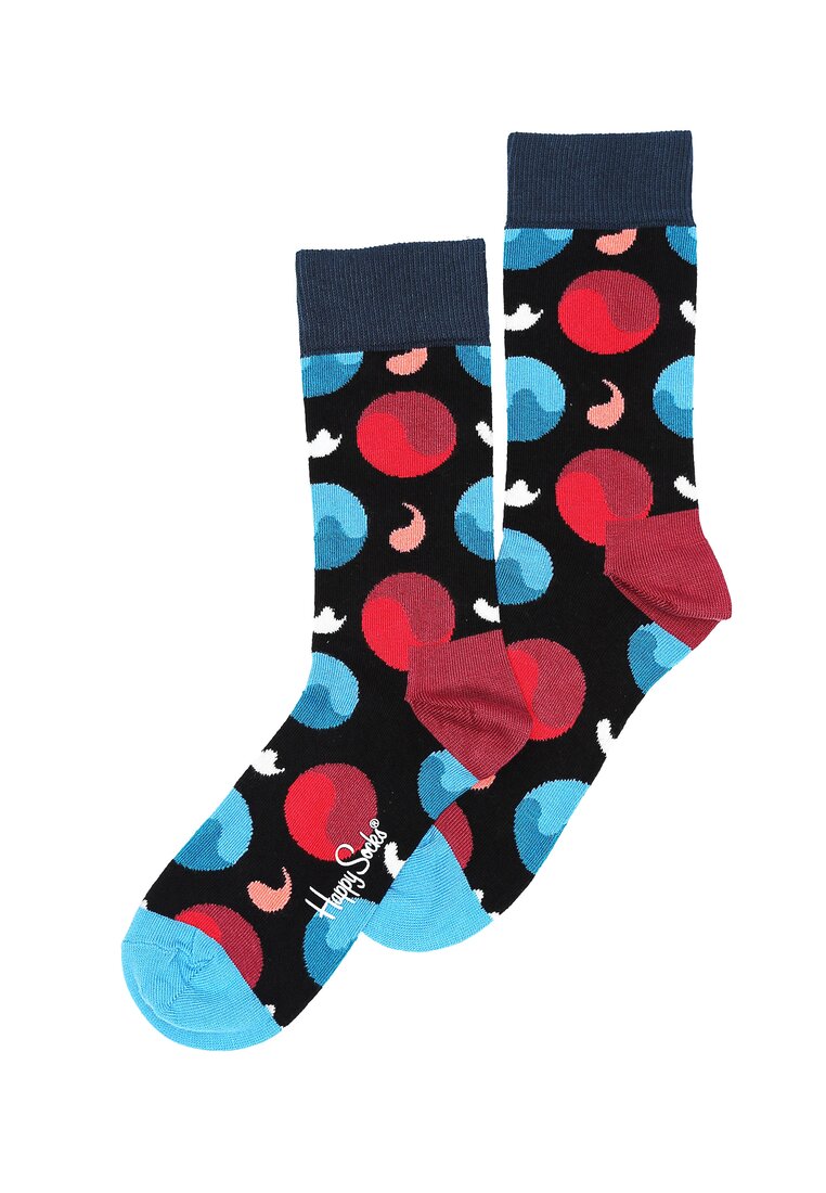 Czarne Skarpetki Yin Yang Happy Socks