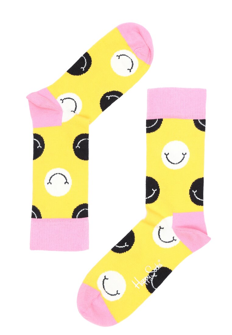 Żółte Skarpetki Smile Happy Socks