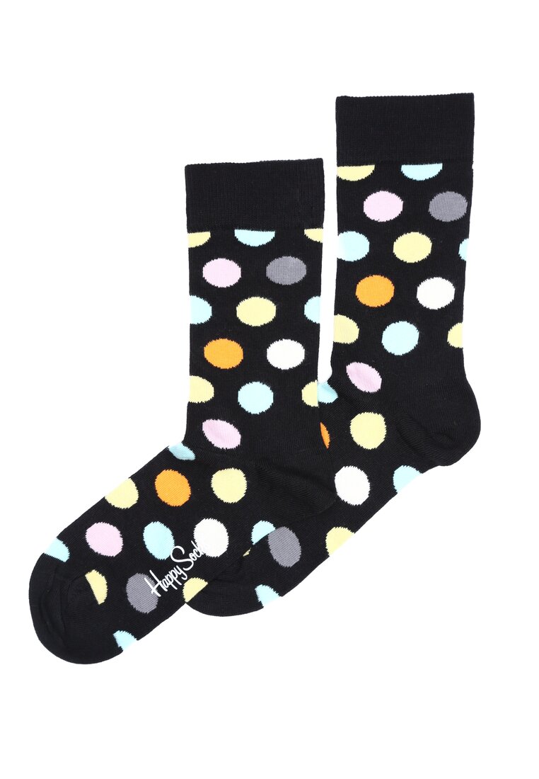 Czarne Skarpetki Big Dots Happy Socks
