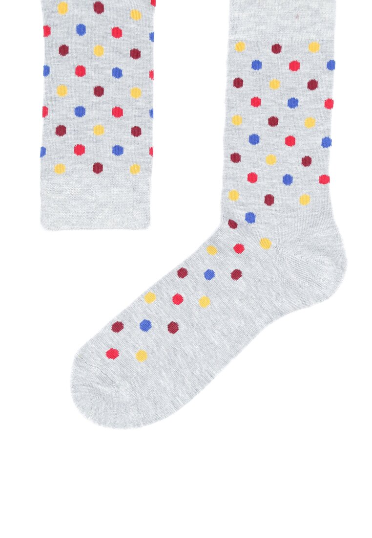 Szare Skarpetki Dot Happy Socks