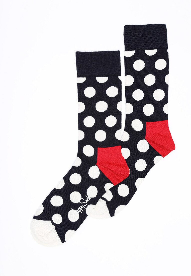 Granatowe Skarpetki Big Dots Happy Socks