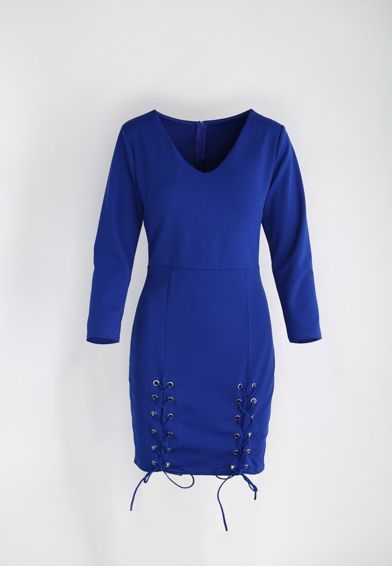 Kobaltowa Sukienka Edgy Dress