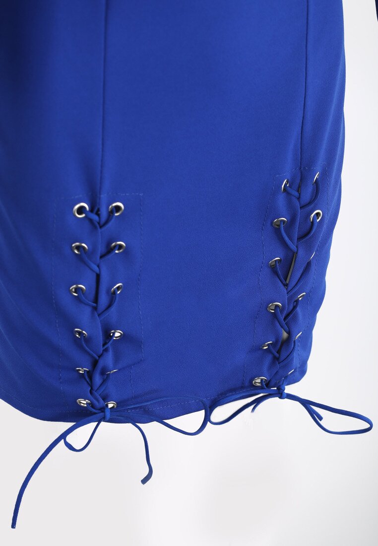 Kobaltowa Sukienka Edgy Dress