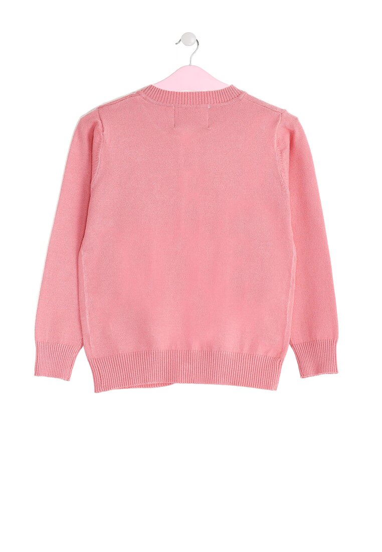 Różowy Sweterek Sequin It
