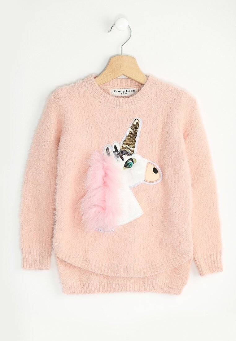 Różowy Sweterek Unicorn