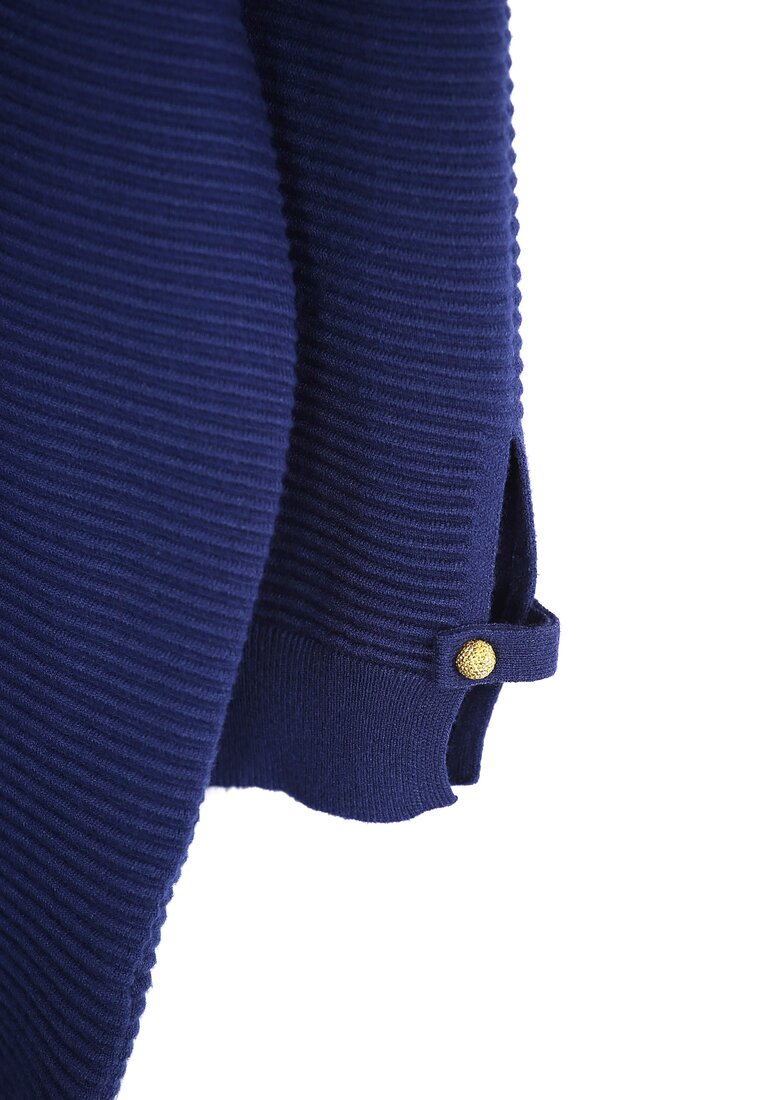 Granatowy Sweter Small Belt