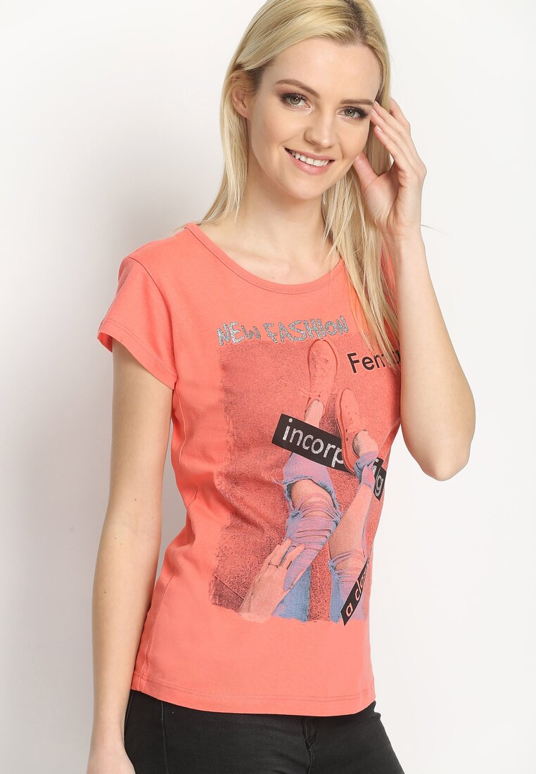 Koralowy T-shirt Female Rights