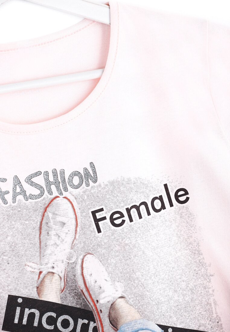 Różowy T-shirt Female Rights