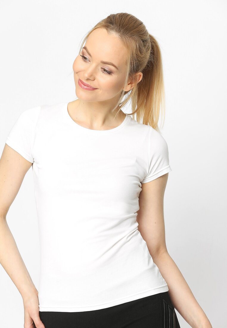 Beżowy T-shirt Back To Basic