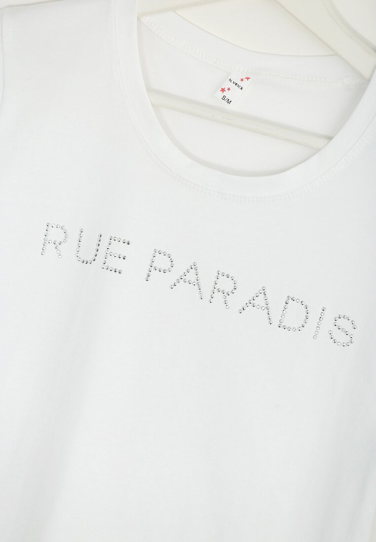 Biały T-shirt Paradise
