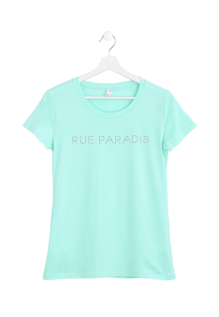 Miętowy T-shirt Paradise