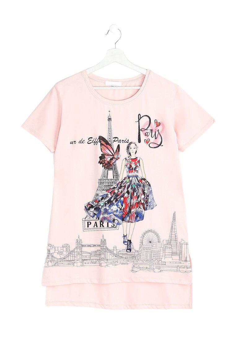 Różowy T-shirt Tower Of Love
