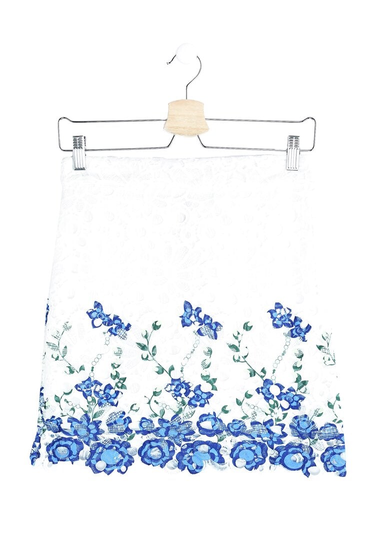 Biało-Niebieska Spódnica Lavender 