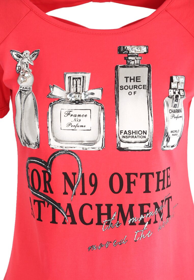 Czerwony T-shirt Four Attachments