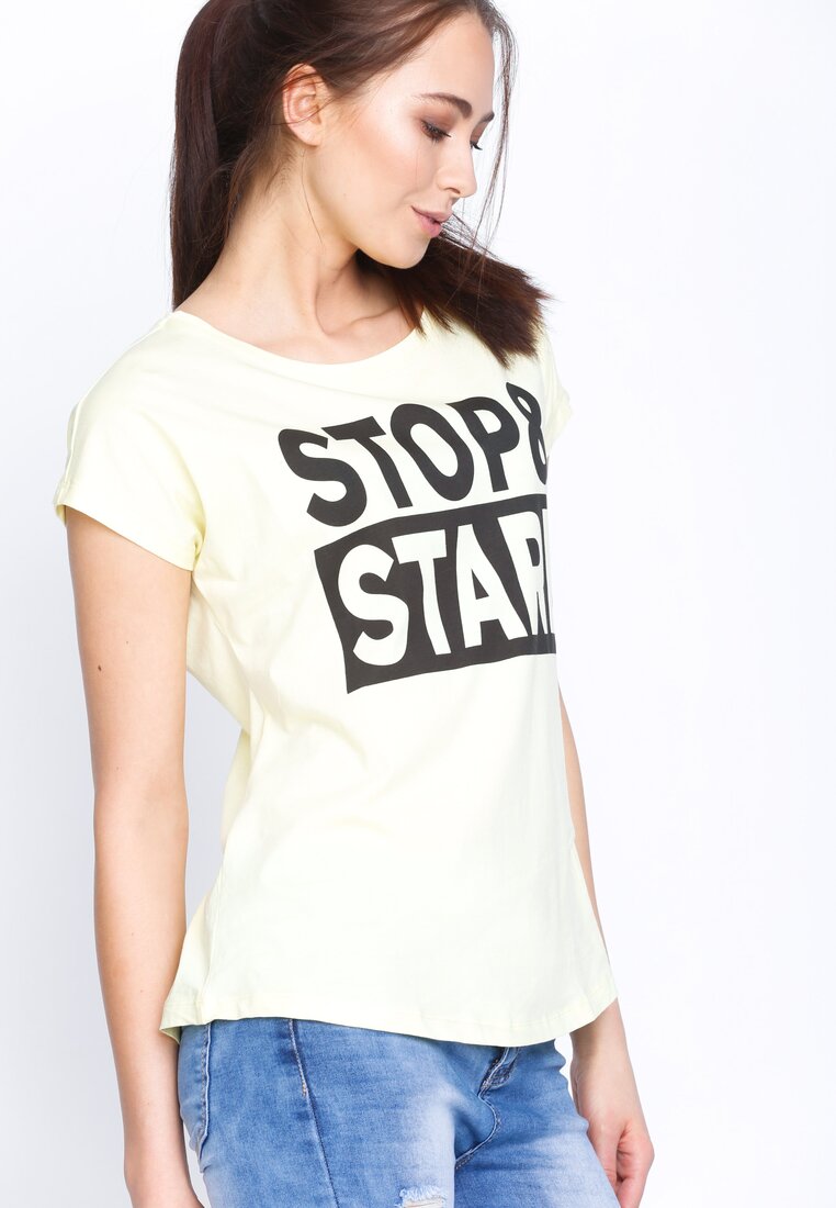 Żółty T-shirt Stop&Stare