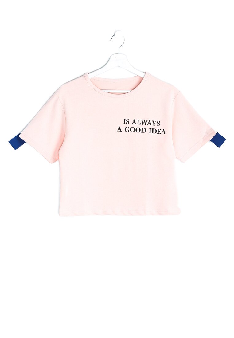 Różowy T-shirt Good Idea