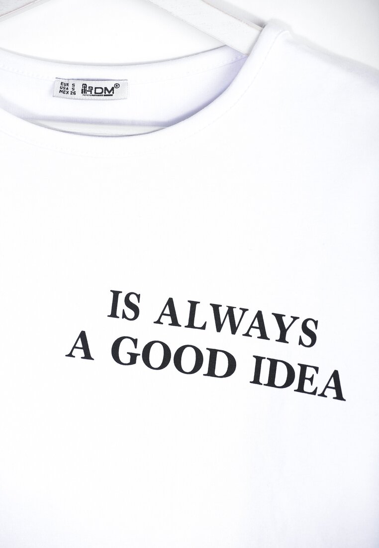 Biały T-shirt Good Idea